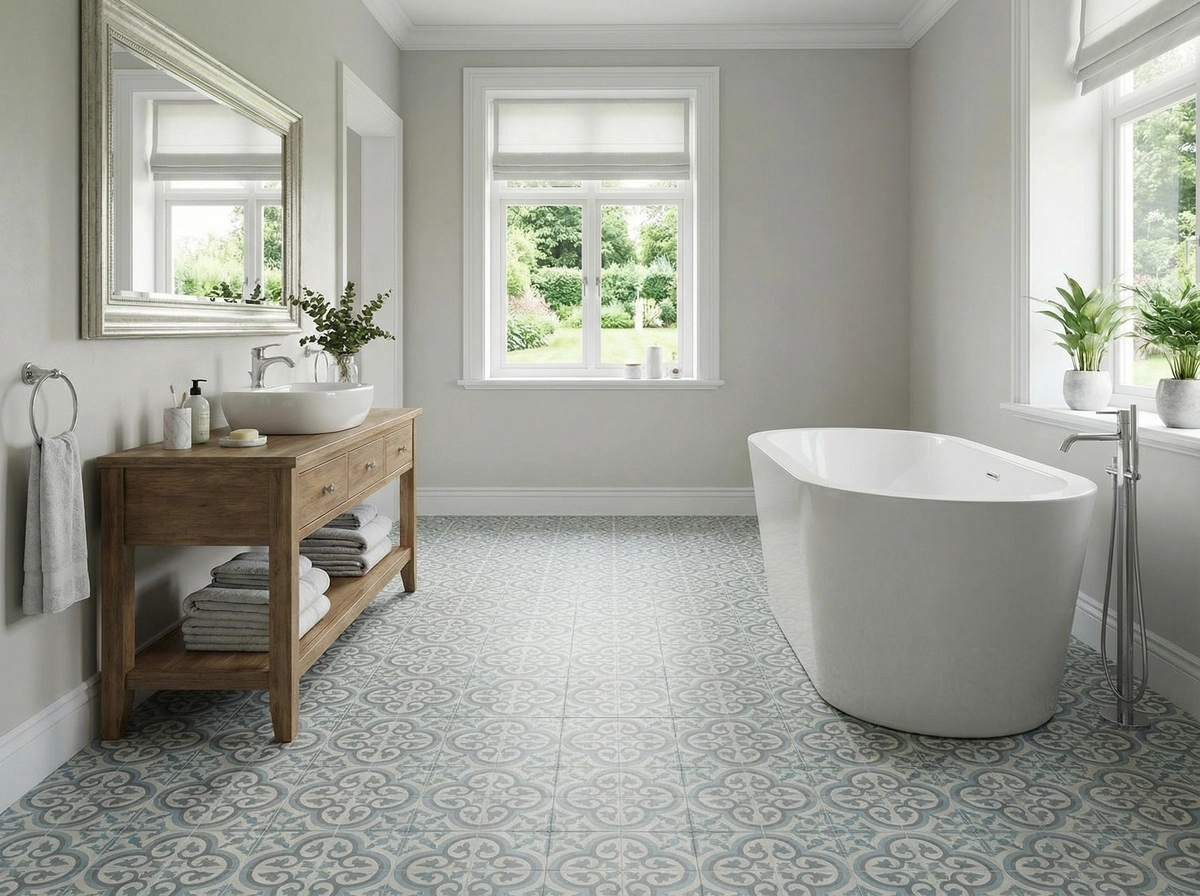 Linoleum im Bad: Der ideale Boden für Ihr Badezimmer